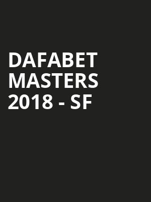 Dafabet Masters 2018 - SF at Alexandra Palace
